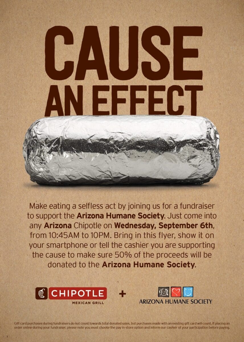 Chipotle and AHS have teamed up for a HUGE day of fundraising! - Day & Night Air Conditioning, Furnace, & Plumbing